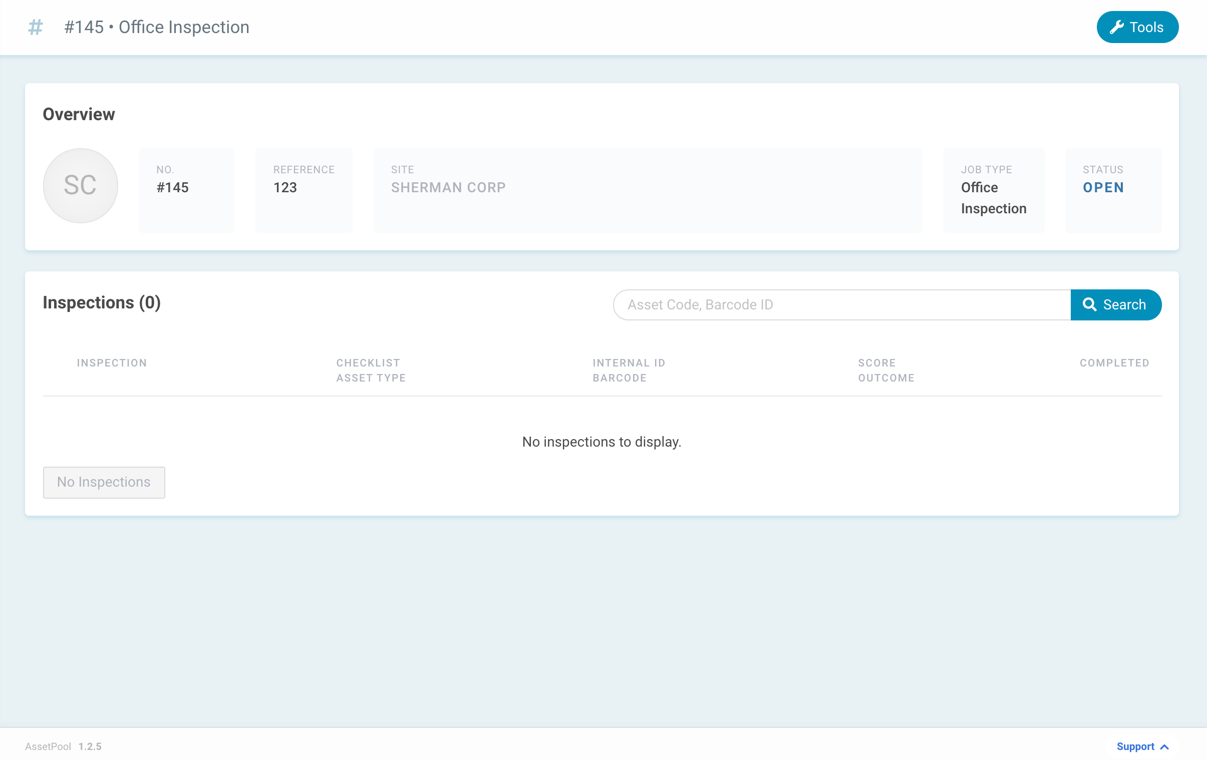 Assetpool Single Job Tools